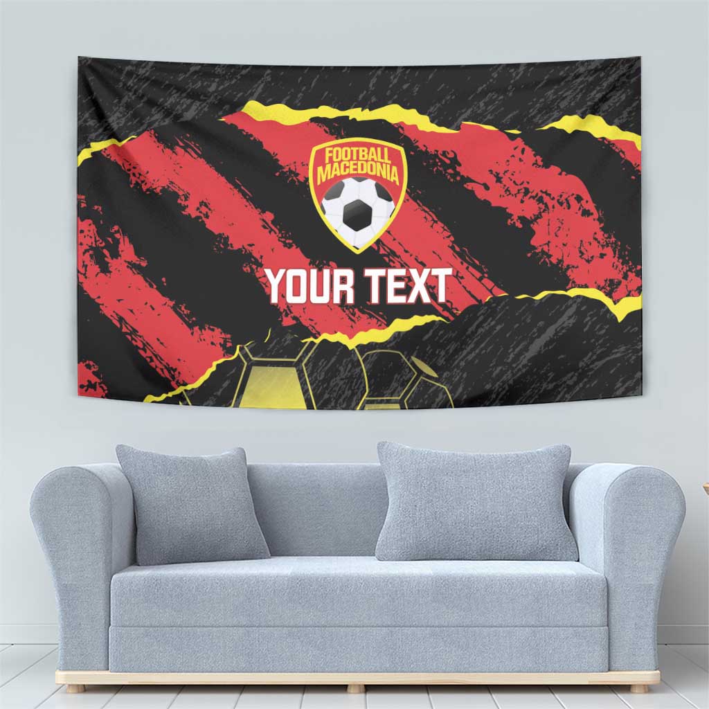 Custom Macedonia Football Tapestry Go Champions Risovi