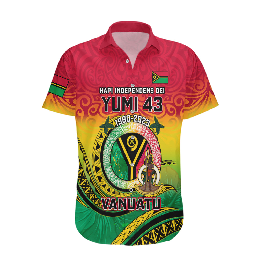 Vanuatu Hawaiian Shirt Yumi 43 Hapi Independens Dei - Wonder Print Shop