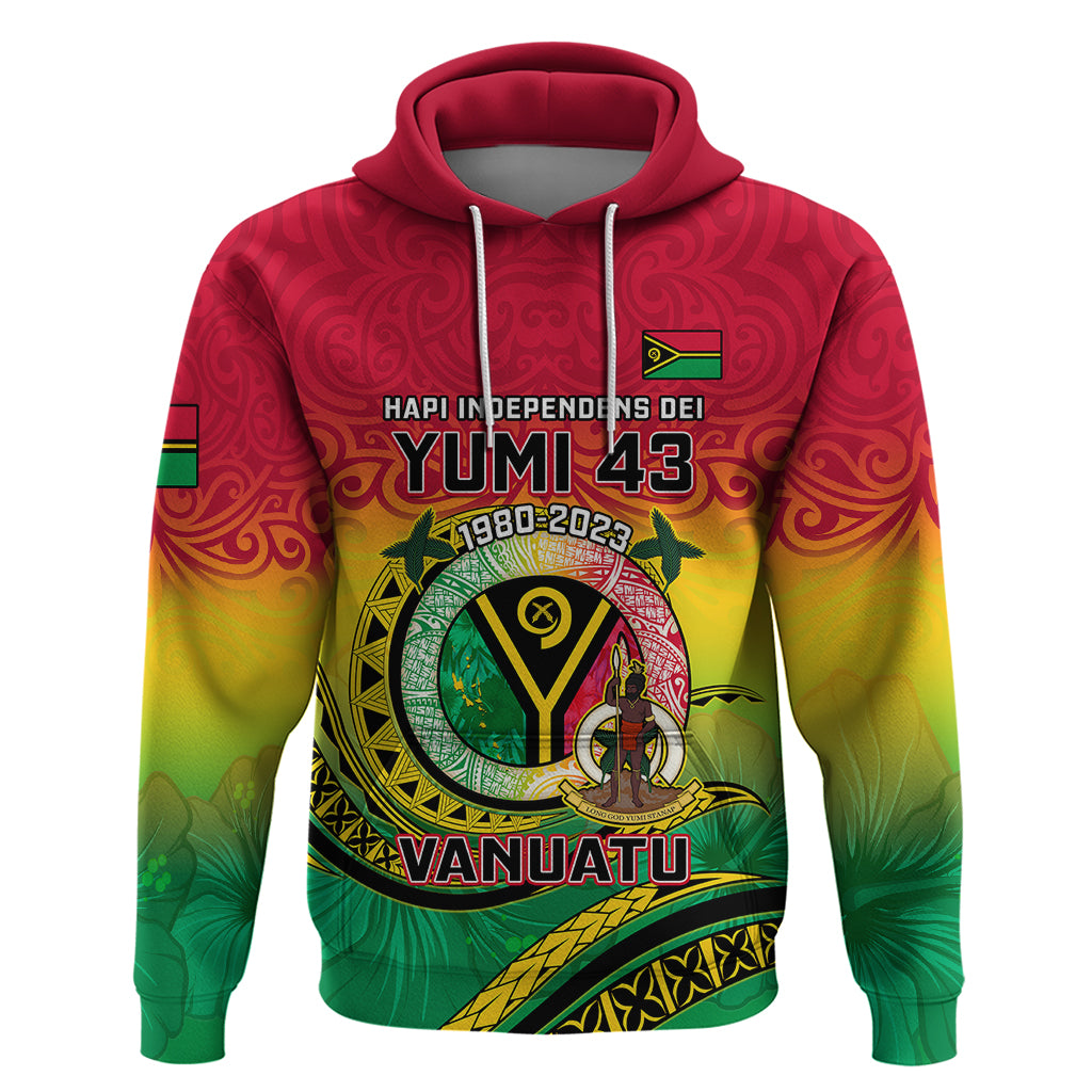 Vanuatu Hoodie Yumi 43 Hapi Independens Dei - Wonder Print Shop