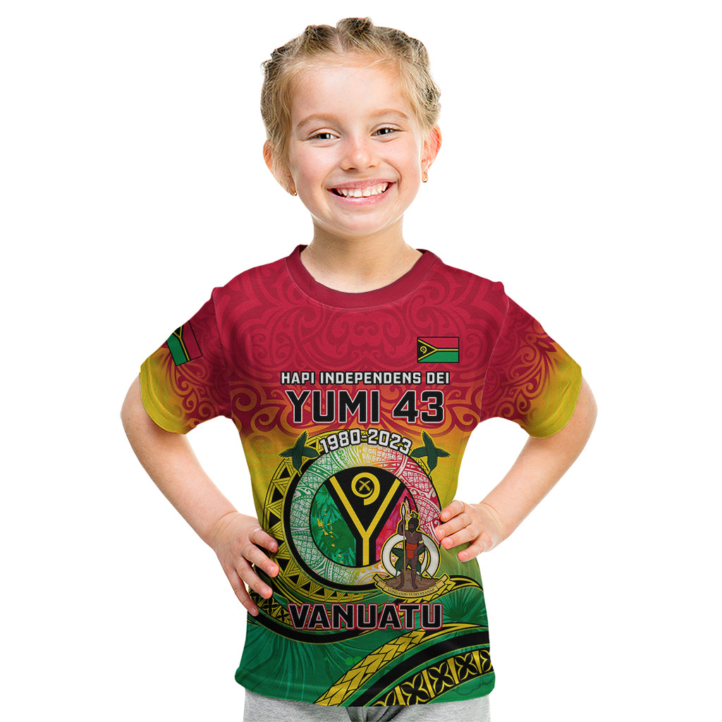 Vanuatu Kid T Shirt Yumi 43 Hapi Independens Dei - Wonder Print Shop