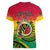 Vanuatu Women V Neck T Shirt Yumi 43 Hapi Independens Dei - Wonder Print Shop