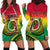 Personalised Vanuatu Hoodie Dress Yumi 43 Hapi Independens Dei - Wonder Print Shop