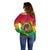 Personalised Vanuatu Off Shoulder Sweater Yumi 43 Hapi Independens Dei - Wonder Print Shop