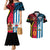 Vanuatu And West Papua Couples Matching Mermaid Dress And Hawaiian Shirt Coat Of Arms Mix Flag Style - Wonder Print Shop