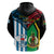 Vanuatu And West Papua Hoodie Coat Of Arms Mix Flag Style - Wonder Print Shop