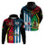 Vanuatu And West Papua Hoodie Coat Of Arms Mix Flag Style - Wonder Print Shop