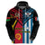 Vanuatu And West Papua Hoodie Coat Of Arms Mix Flag Style - Wonder Print Shop