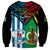 Vanuatu And West Papua Sweatshirt Coat Of Arms Mix Flag Style - Wonder Print Shop