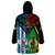 Vanuatu And West Papua Wearable Blanket Hoodie Coat Of Arms Mix Flag Style - Wonder Print Shop