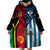 Vanuatu And West Papua Wearable Blanket Hoodie Coat Of Arms Mix Flag Style - Wonder Print Shop