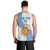 Custom Argentina Football Men Tank Top Vamos La Albiceleste - Sky Blue Version - Wonder Print Shop