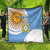 Custom Argentina Football Quilt Vamos La Albiceleste - Sky Blue Version