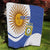 Custom Argentina Football Quilt Vamos La Albiceleste - Navy Blue Version