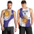 Custom Argentina Football Men Tank Top Vamos La Albiceleste - Purple Version - Wonder Print Shop