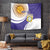 Custom Argentina Football Tapestry Vamos La Albiceleste - Purple Version