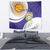 Custom Argentina Football Tapestry Vamos La Albiceleste - Purple Version