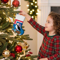 Personalised Iceland Christmas Stocking Puffin Santa Winter Flag Style - Wonder Print Shop