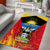 Personalised Antigua And Barbuda Independence Day Area Rug 42nd Anniversary Flag Style - Wonder Print Shop