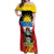 Personalised Antigua And Barbuda Independence Day Off Shoulder Maxi Dress 42nd Anniversary Flag Style - Wonder Print Shop