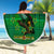 Dominica Independence Day Beach Blanket Dominik Sisserou Parrot With Madras Pattern - Wonder Print Shop