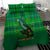 Dominica Independence Day Bedding Set Dominik Sisserou Parrot With Madras Pattern - Wonder Print Shop