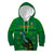 Dominica Independence Day Kid Hoodie Dominik Sisserou Parrot With Madras Pattern - Wonder Print Shop