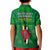 Dominica Independence Day Kid Polo Shirt Dominik Sisserou Parrot With Madras Pattern - Wonder Print Shop