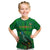 Dominica Independence Day Kid T Shirt Dominik Sisserou Parrot With Madras Pattern - Wonder Print Shop