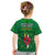 Dominica Independence Day Kid T Shirt Dominik Sisserou Parrot With Madras Pattern - Wonder Print Shop