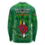 Dominica Independence Day Long Sleeve Shirt Dominik Sisserou Parrot With Madras Pattern - Wonder Print Shop