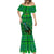 Dominica Independence Day Mermaid Dress Dominik Sisserou Parrot With Madras Pattern - Wonder Print Shop