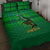 Dominica Independence Day Quilt Bed Set Dominik Sisserou Parrot With Madras Pattern - Wonder Print Shop