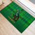 Dominica Independence Day Rubber Doormat Dominik Sisserou Parrot With Madras Pattern - Wonder Print Shop