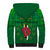 Dominica Independence Day Sherpa Hoodie Dominik Sisserou Parrot With Madras Pattern - Wonder Print Shop