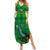 Dominica Independence Day Summer Maxi Dress Dominik Sisserou Parrot With Madras Pattern - Wonder Print Shop