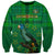 Dominica Independence Day Sweatshirt Dominik Sisserou Parrot With Madras Pattern - Wonder Print Shop