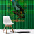 Dominica Independence Day Window Curtain Dominik Sisserou Parrot With Madras Pattern - Wonder Print Shop