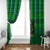 Dominica Independence Day Window Curtain Dominik Sisserou Parrot With Madras Pattern - Wonder Print Shop