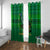 Dominica Independence Day Window Curtain Dominik Sisserou Parrot With Madras Pattern - Wonder Print Shop