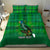 Personalised Dominica Independence Day Bedding Set Dominik Sisserou Parrot With Madras Pattern - Wonder Print Shop