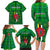 Personalised Dominica Independence Day Family Matching Long Sleeve Bodycon Dress and Hawaiian Shirt Dominik Sisserou Parrot With Madras Pattern - Wonder Print Shop