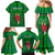 Personalised Dominica Independence Day Family Matching Mermaid Dress and Hawaiian Shirt Dominik Sisserou Parrot With Madras Pattern - Wonder Print Shop