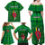 Personalised Dominica Independence Day Family Matching Off Shoulder Maxi Dress and Hawaiian Shirt Dominik Sisserou Parrot With Madras Pattern - Wonder Print Shop