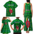 Personalised Dominica Independence Day Family Matching Tank Maxi Dress and Hawaiian Shirt Dominik Sisserou Parrot With Madras Pattern - Wonder Print Shop