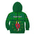 Personalised Dominica Independence Day Kid Hoodie Dominik Sisserou Parrot With Madras Pattern - Wonder Print Shop