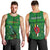 Personalised Dominica Independence Day Men Tank Top Dominik Sisserou Parrot With Madras Pattern - Wonder Print Shop