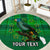 personalised-dominica-independence-day-round-carpet-dominik-sisserou-parrot-with-madras-pattern