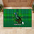 Personalised Dominica Independence Day Rubber Doormat Dominik Sisserou Parrot With Madras Pattern - Wonder Print Shop