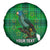 Personalised Dominica Independence Day Spare Tire Cover Dominik Sisserou Parrot With Madras Pattern - Wonder Print Shop