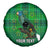 Personalised Dominica Independence Day Spare Tire Cover Dominik Sisserou Parrot With Madras Pattern - Wonder Print Shop